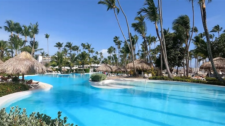 The pool and outdoors at Melia Punta Cana, Dominican Republic