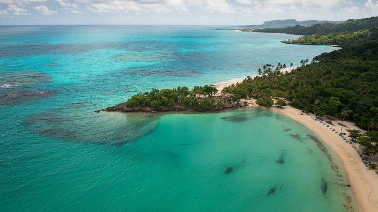 Rincon Bay in Samana Peninsula, Dominican Republic