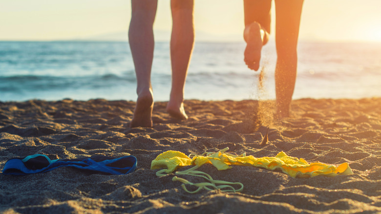 Legs at the beach 