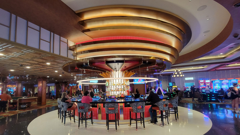 The Roulette Bar inside El Cortez casino