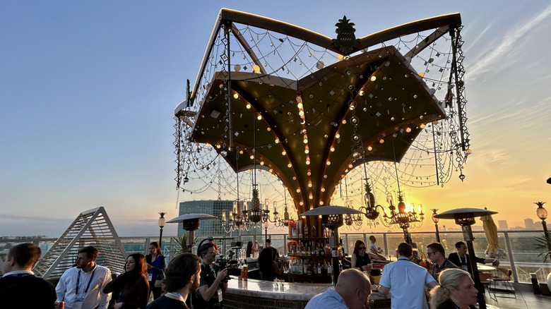Golden Hour rooftop bar at Level 8 in downtown Los Angeles