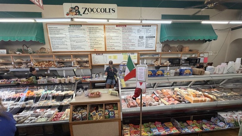 Zoccoli's deli counter