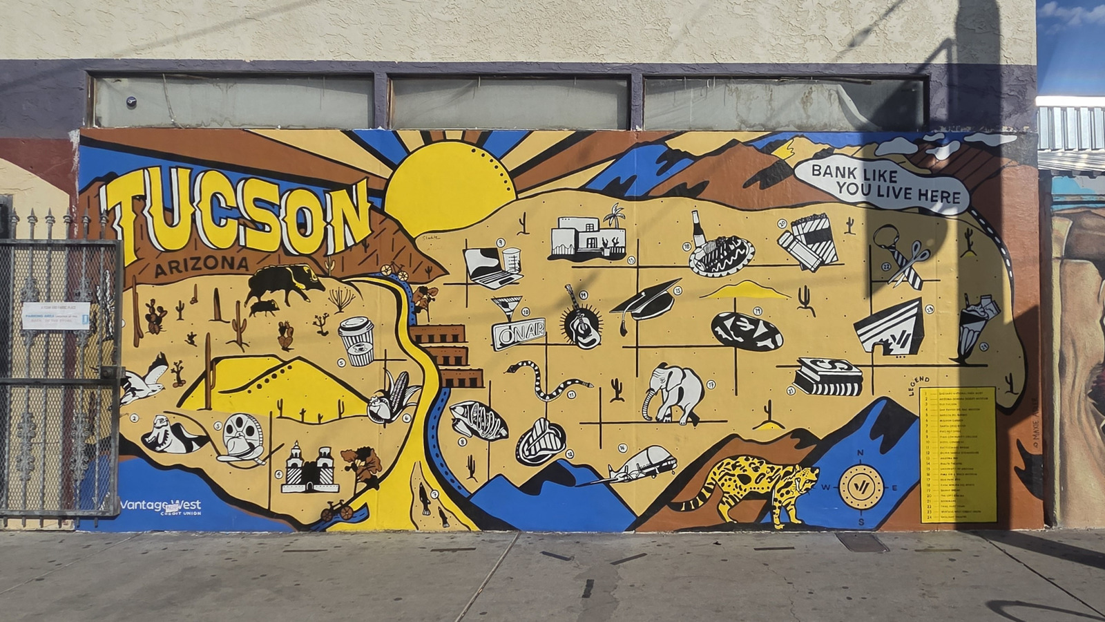 UPDATE: Colorful murals stolen from construction site on Fourth Avenue, image size:1600x900