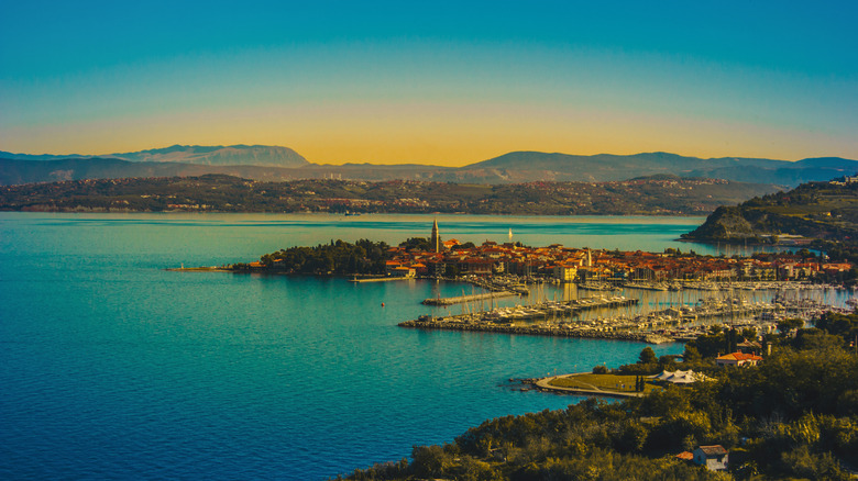Piran, Slovenia coastline view