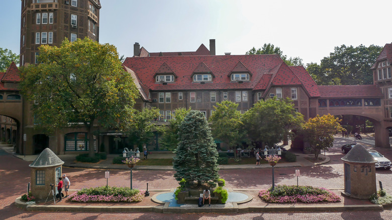 Station Square in Forest Hills Gardens, Queens, NYC