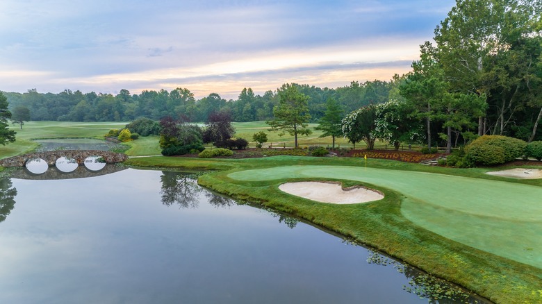 Renditions Golf Course Augusta National 12th hole