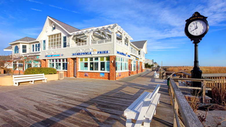 Bethany Beach boardwalk in Delaware