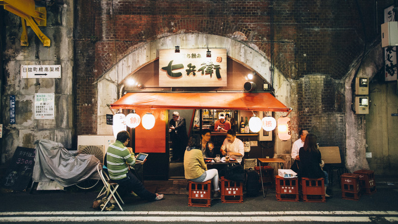 An izakaya in Shinbashi, Tokyo