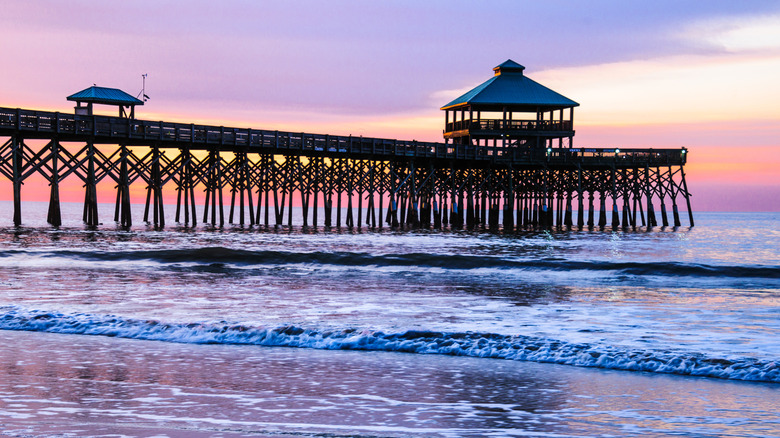 Sunrise at Folly Beach Pier