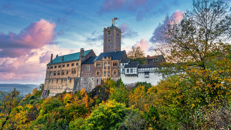 A view of Wartburg Castle in Eisenach, Germany