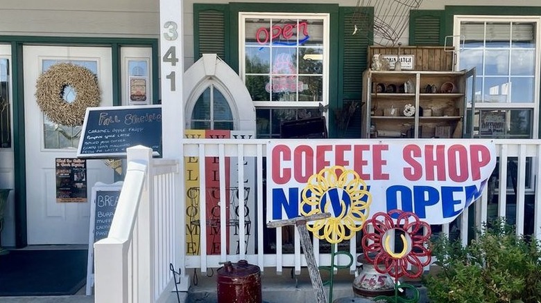 Exterior of Coffee House on Main