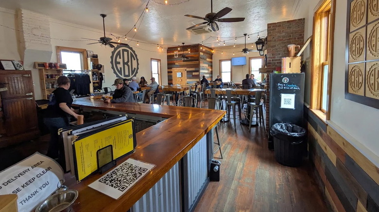 Interior of Elizabeth Brewing Company