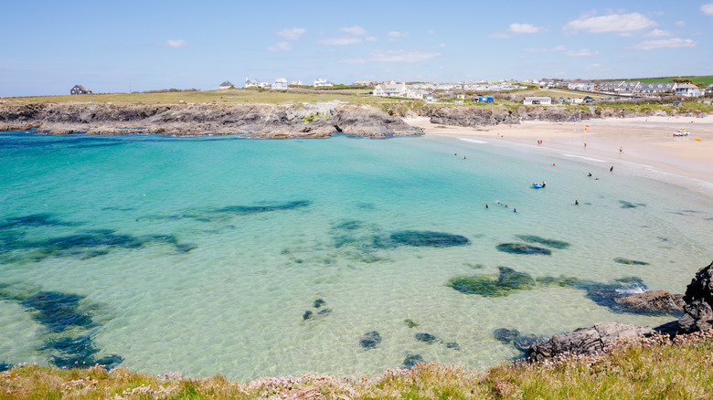 Beach at Treyarnon Bay, Cornwall, England