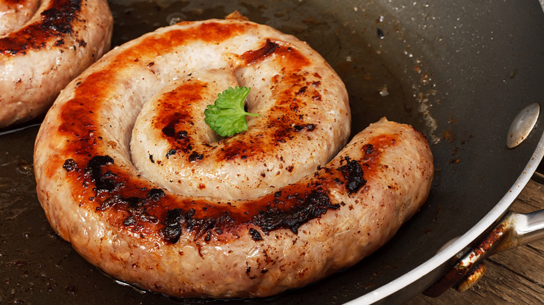 Cumberland sausage, a food delicacy in Cumbria