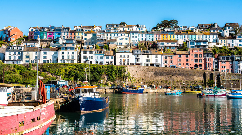 Brixham's scenic harbor