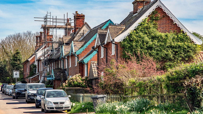 St. James Street in Dunwich, Suffolk