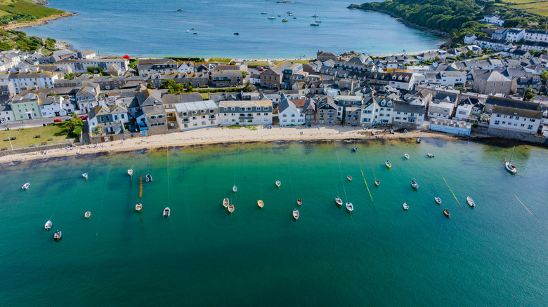 Ariel image of St Mary's in Isles of Scilly