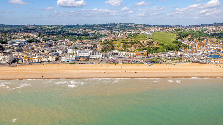 st leonards beach hastings england