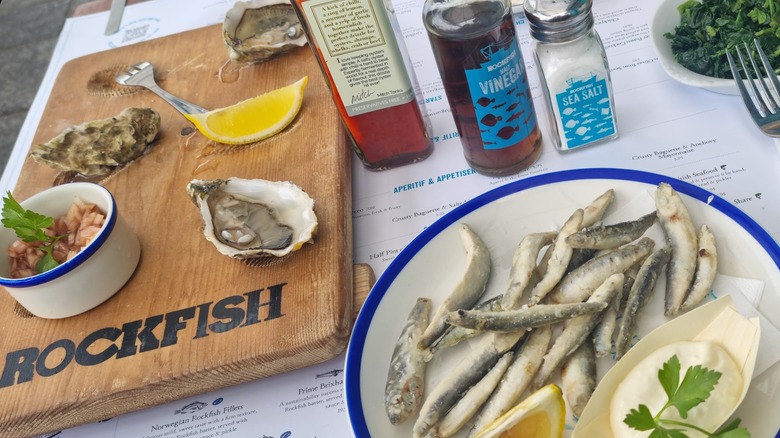 Seafood spread at Rockfish in Torquay