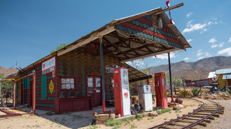 Historic center of Chloride, Arizona