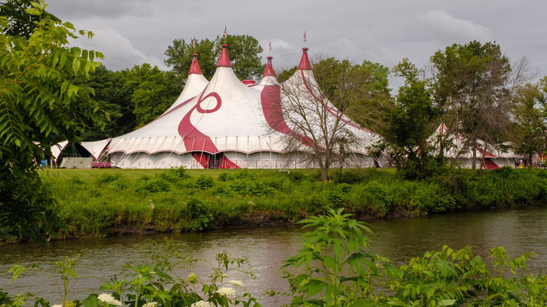 Circus tent at Circus World in Baraboo, Wisconsin