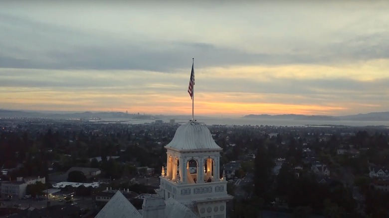 Aerial view of San Francisco from the Claremont Resort & Club