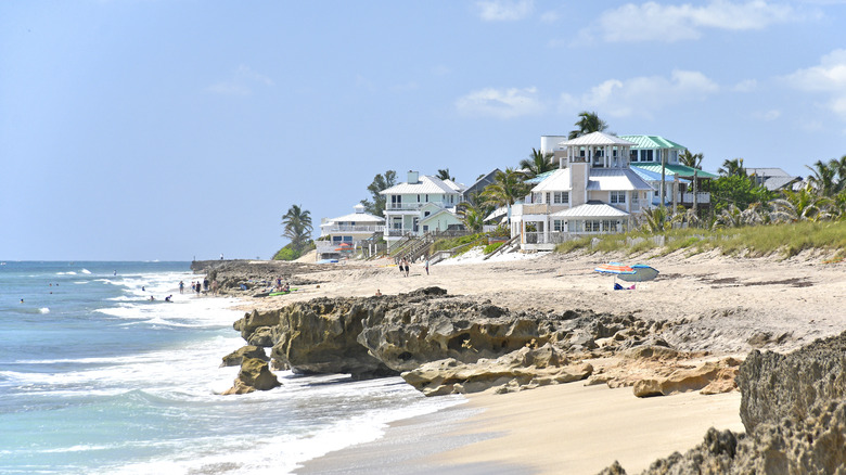 Swimmers at a Hutchinson Island beach