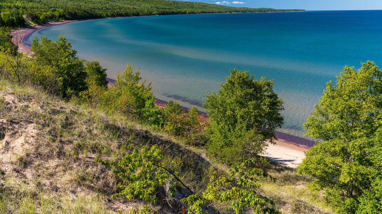 Beach on Lake Michigan