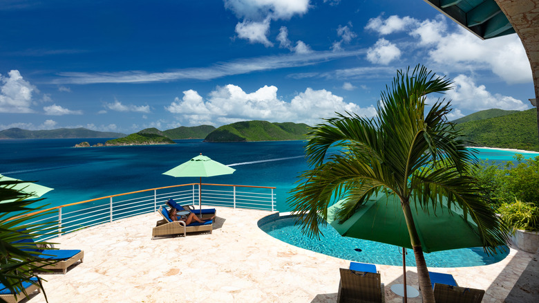 Plush villa in the Caribbean