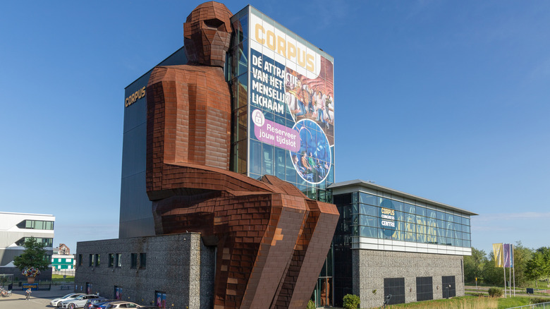 The exterior of CORPUS musuem in the Netherlands