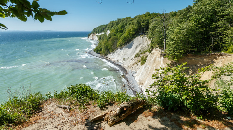 Chalk cliffs of Rugen island