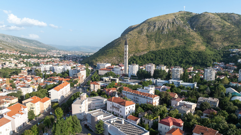 Franciscan monastery and church of St. Peter and Paul in the city of Mostar, Bosnia and Herzegovina