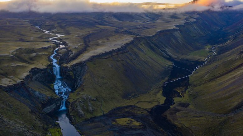The highlands of Eldgjá near Vatnajökull
