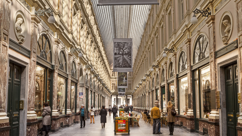 Galeries Royales Saint-Hubert in Brussels, Beligum