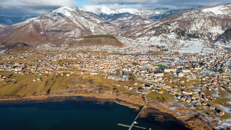 The town of Plav in northeastern Montenegro