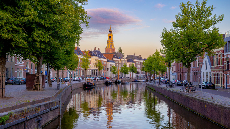 A charming canal in Groningen