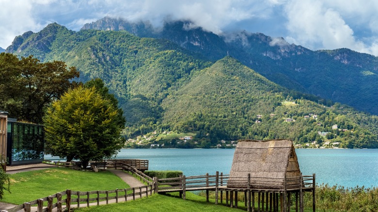 Lake Ledro Pile Dwelling Museum, or Museo delle Palafitte, in Northern Italy