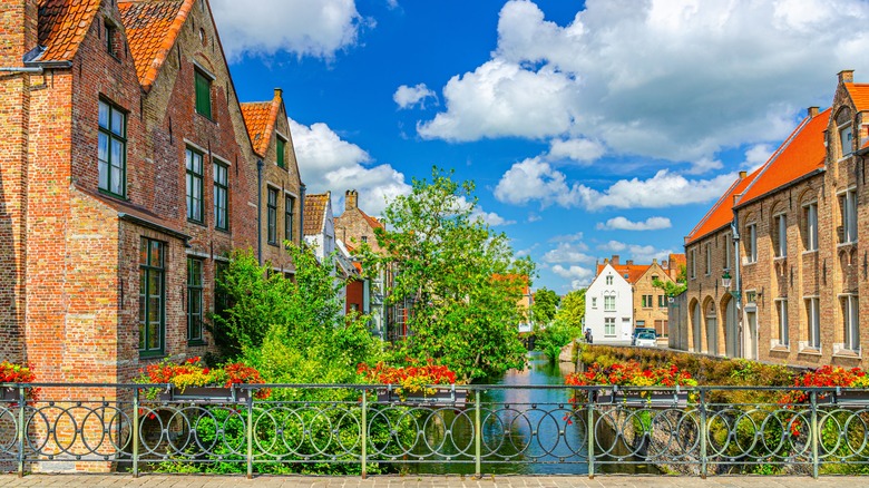 Augustijnenrei Bruges on a sunny day