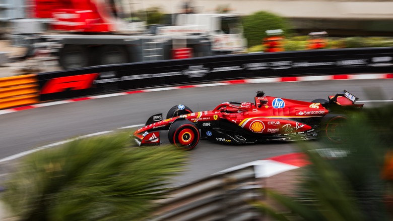 Car racing at Monaco Grand Prix