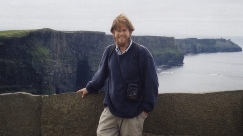 A picture of Cameron Hewitt in Ireland circa 1999