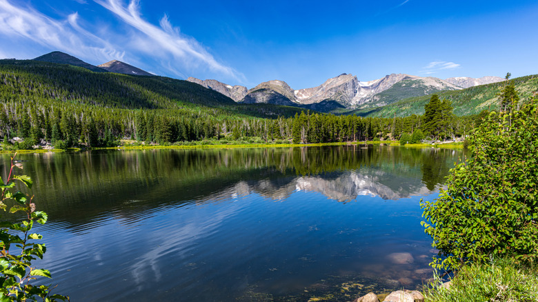 Sprague Lake in the early Morning in Rocky Mountain National Park, Colorado