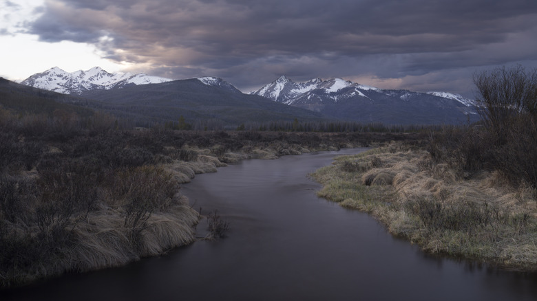 Moody evening in Kawuneeche Valley on the western side of Rocky Mountain National Park