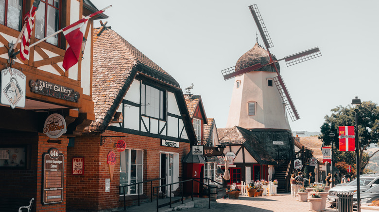 Danish village of Solvang in California