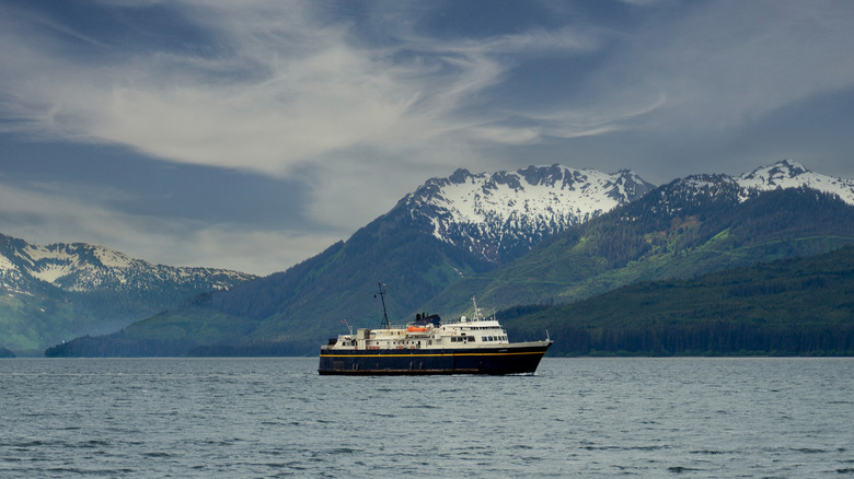 A ferry on the Alaska Marine Highway