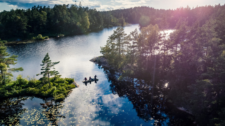 Hikers exploring West Sweden's national parks