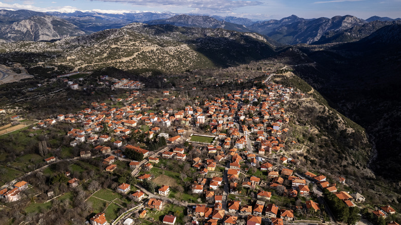 A bird's eye view of Ormana, Turkey