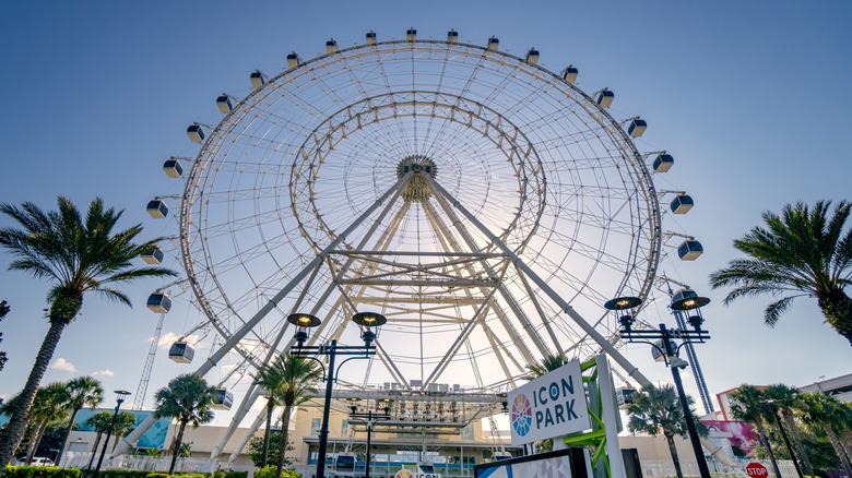 The Orlando Eye Ferris wheel at Icon Park