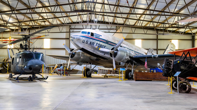 A U.S. Air Force plane in North Dakota