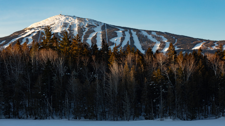 Morning view of Sugarloaf Mountain near Farmington