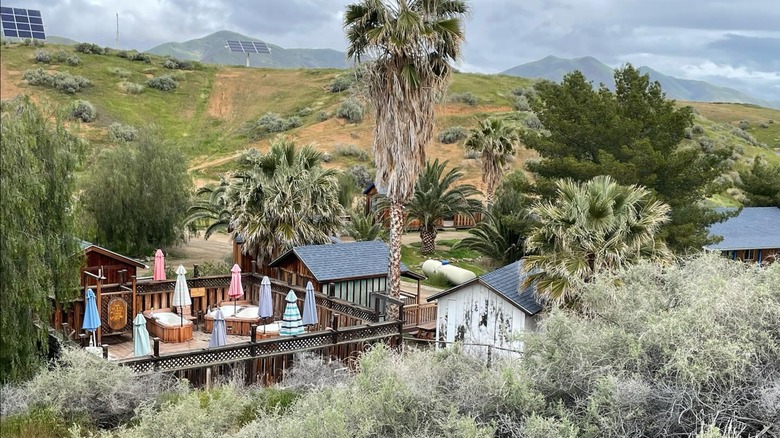 View from Mercey Hot Springs in Firebaugh, California